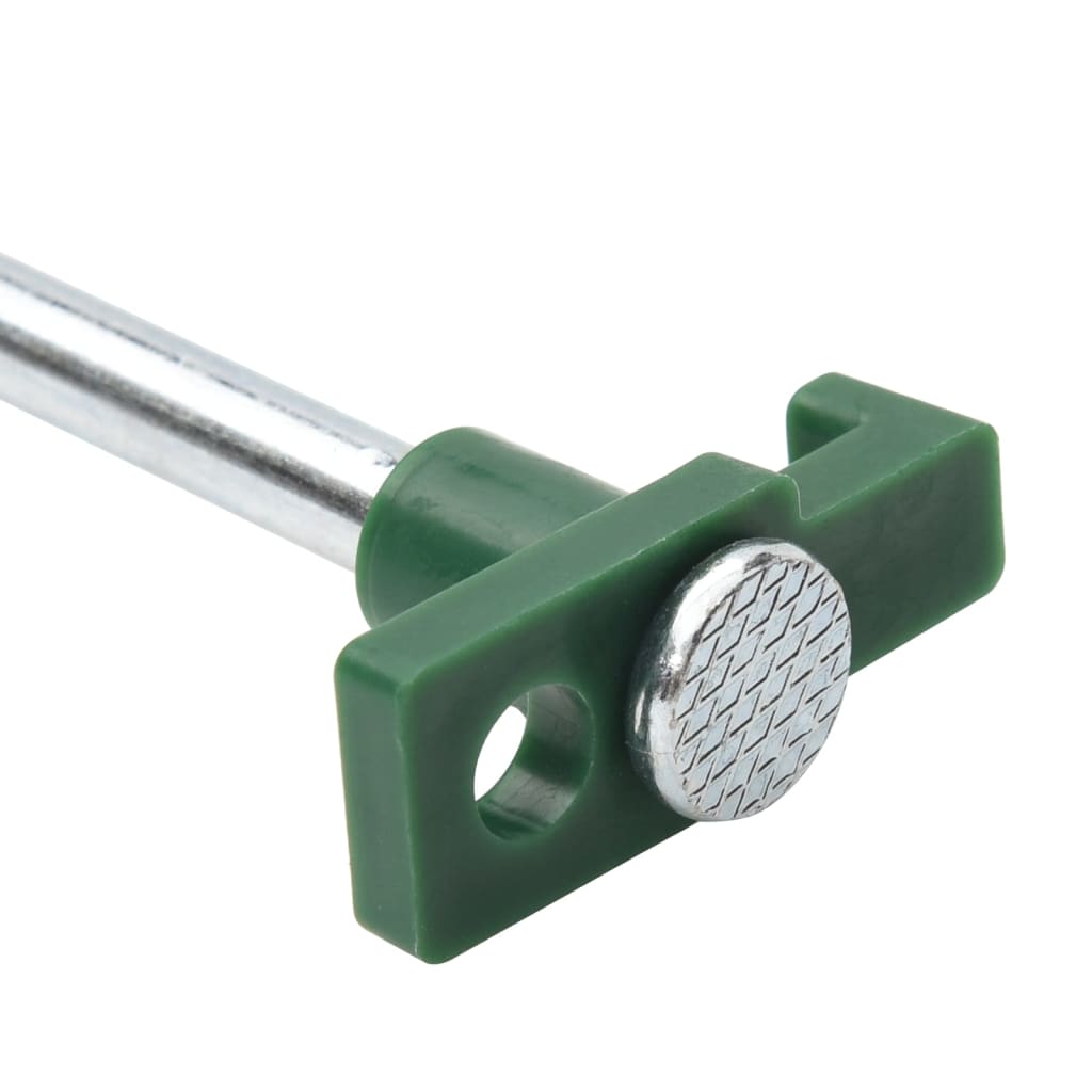 12 db horganyzott acél és polipropilén sátorcövek 25 cm 7 mm