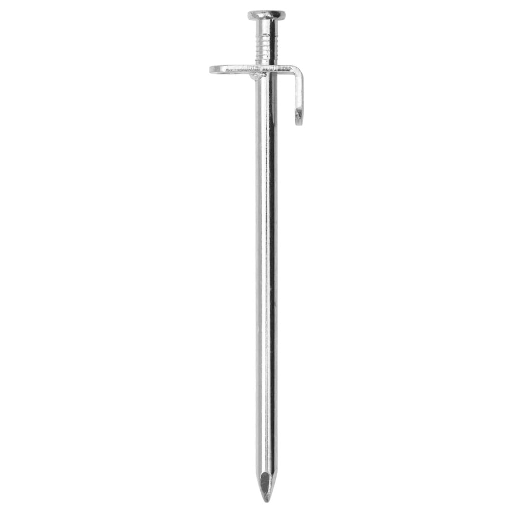 24 db horganyzott acél sátorcövek 19,5 cm 8 mm