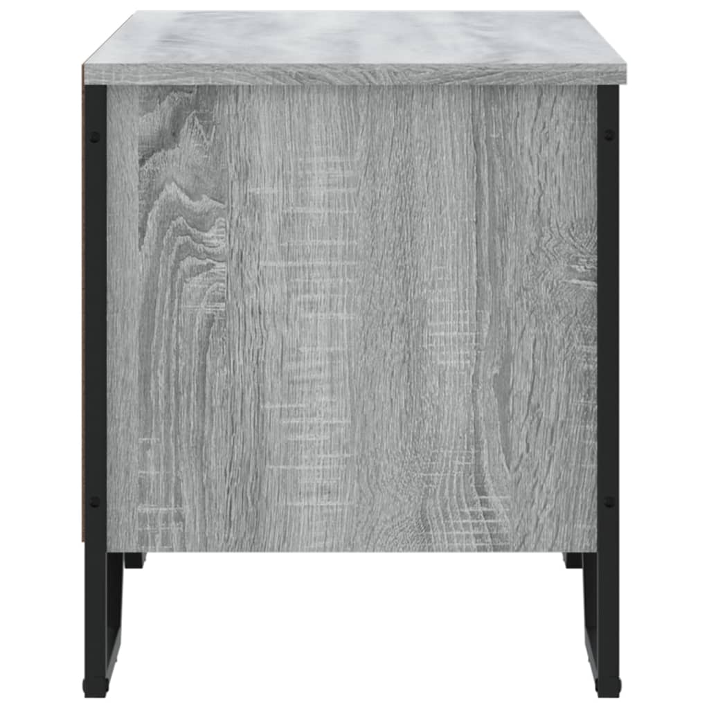 Szürke sonoma színű szerelt fa cipőszekrény 90 x 38 x 45,5 cm