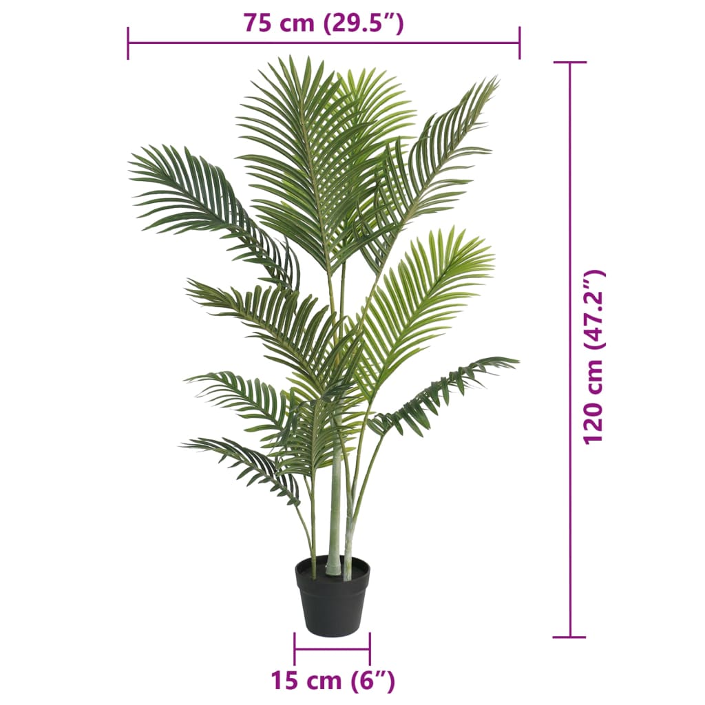 Zöld pp mű pálmafa 120 cm Zöld pp mű pálmafa 120 cm
