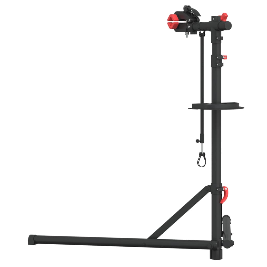 Piros acél összecsukható kerékpárjavító állvány 92-152 cm