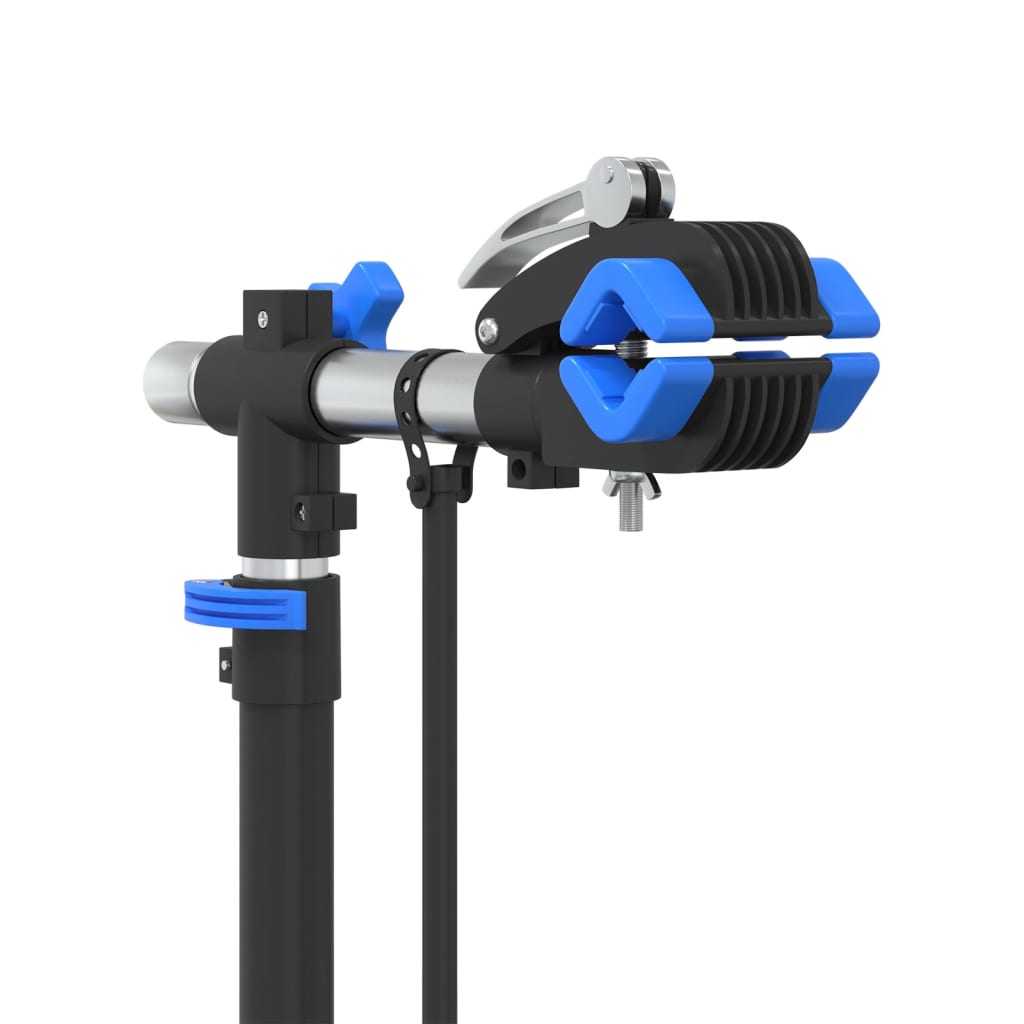 Kék acél összecsukható kerékpárjavító állvány 108-188 cm