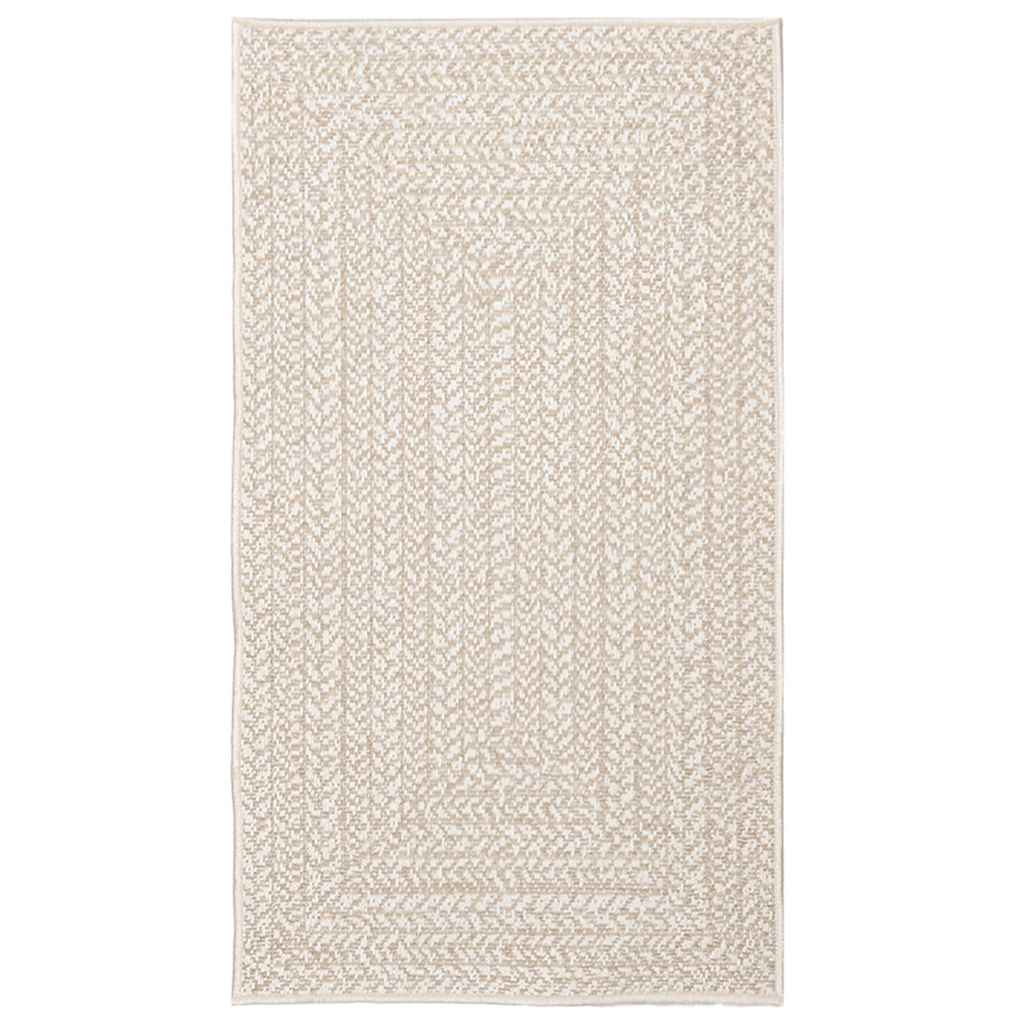Zizur krém juta hatású beltéri és kültéri szőnyeg 60x110cm