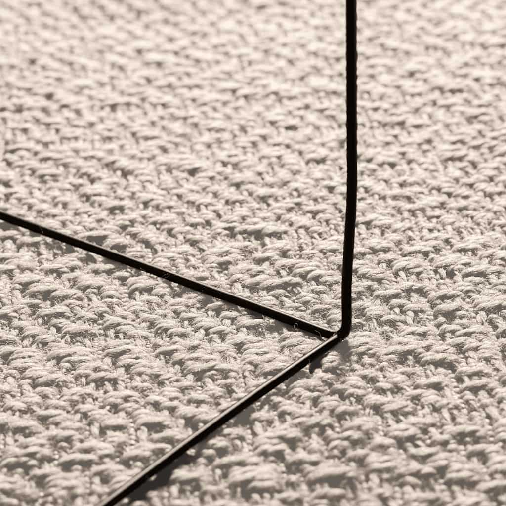 Zizur krém juta hatású beltéri és kültéri szőnyeg 200x200 cm