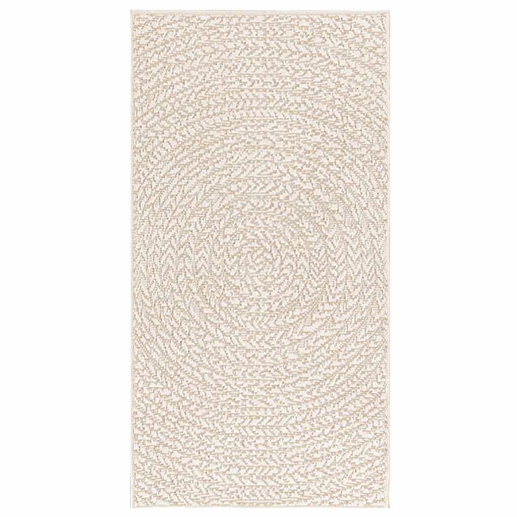 Zizur krém juta hatású beltéri és kültéri szőnyeg 60x110cm