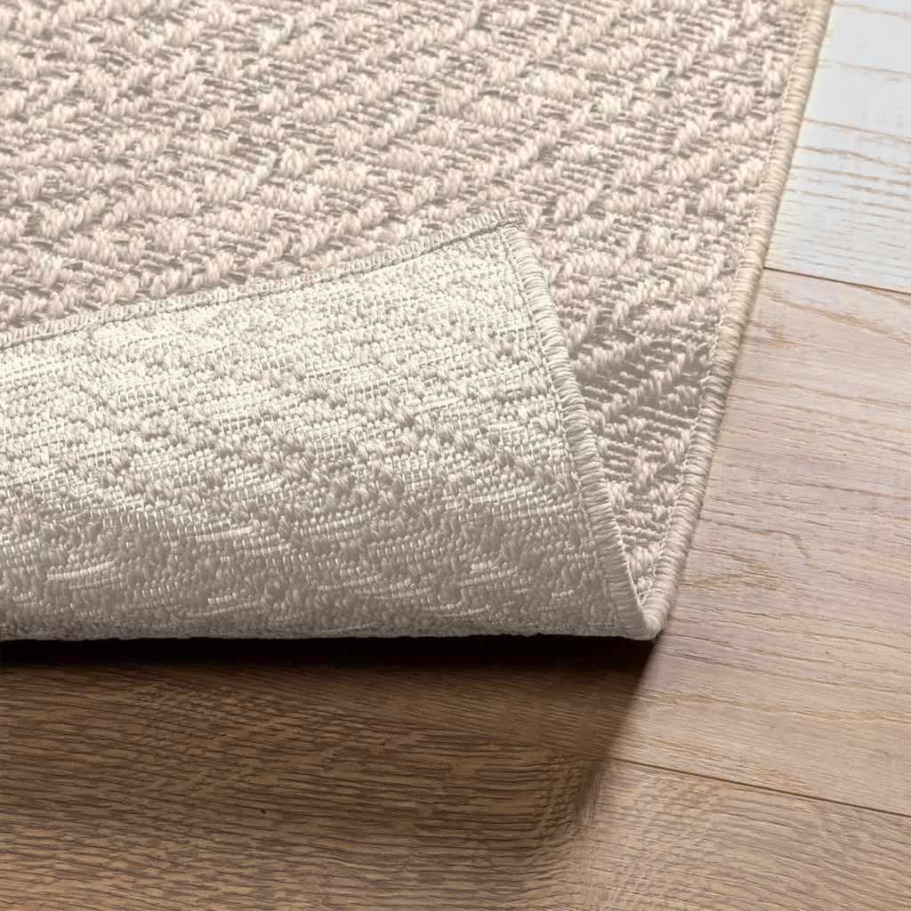 Zizur krém juta hatású beltéri és kültéri szőnyeg 100x200 cm