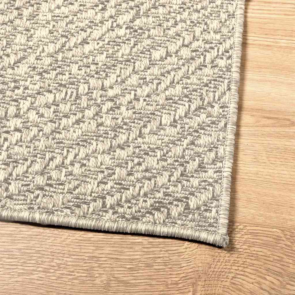 Zizur krém juta hatású beltéri és kültéri szőnyeg 100x200 cm