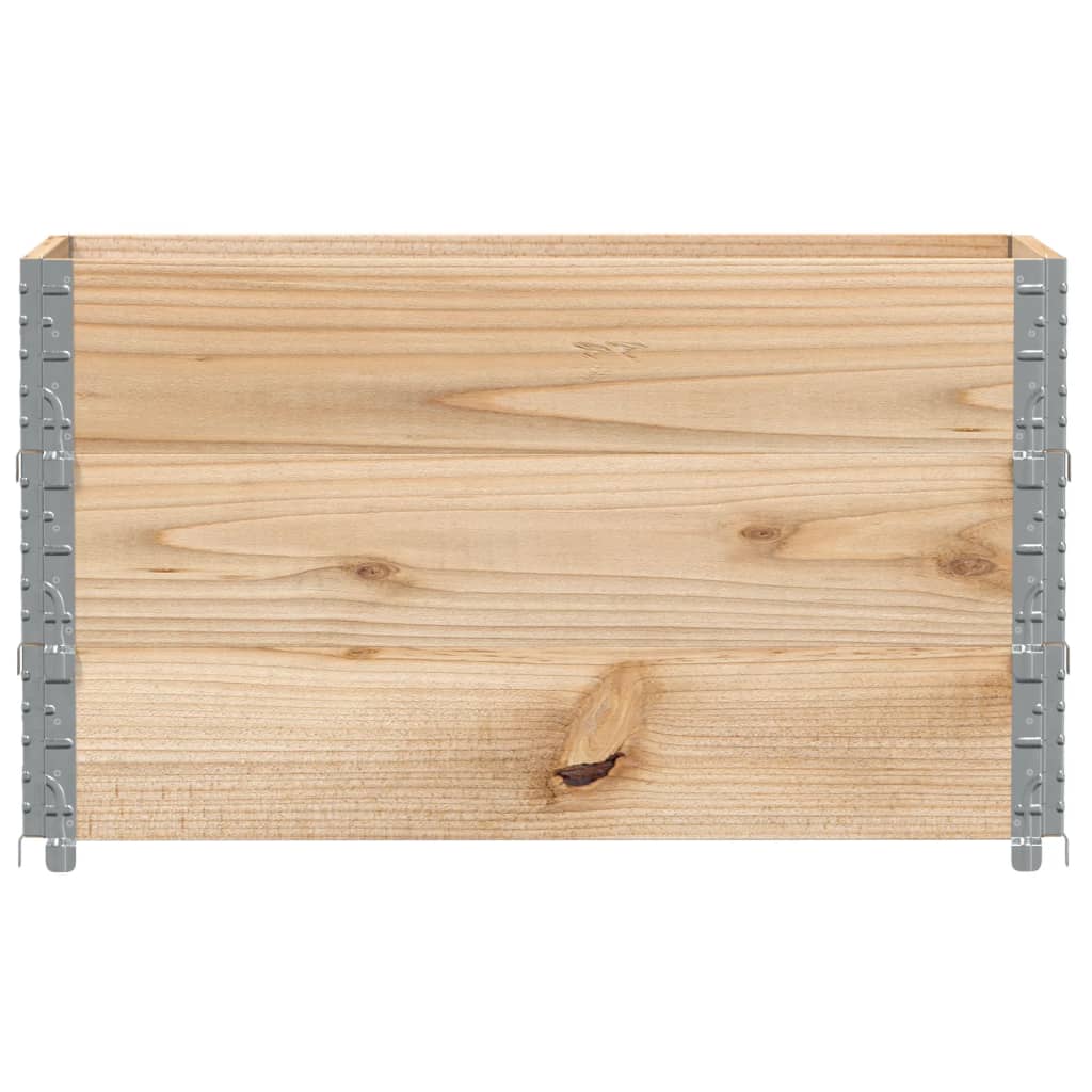 3 db tömör fenyőfa raklapmagasító 100 x 50 cm