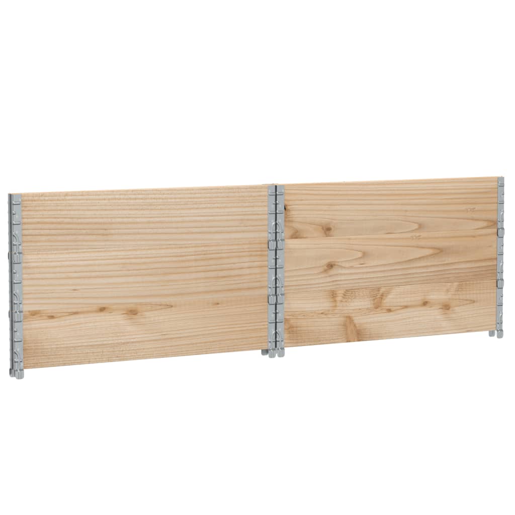 3 db tömör fenyőfa raklapmagasító 100 x 100 cm