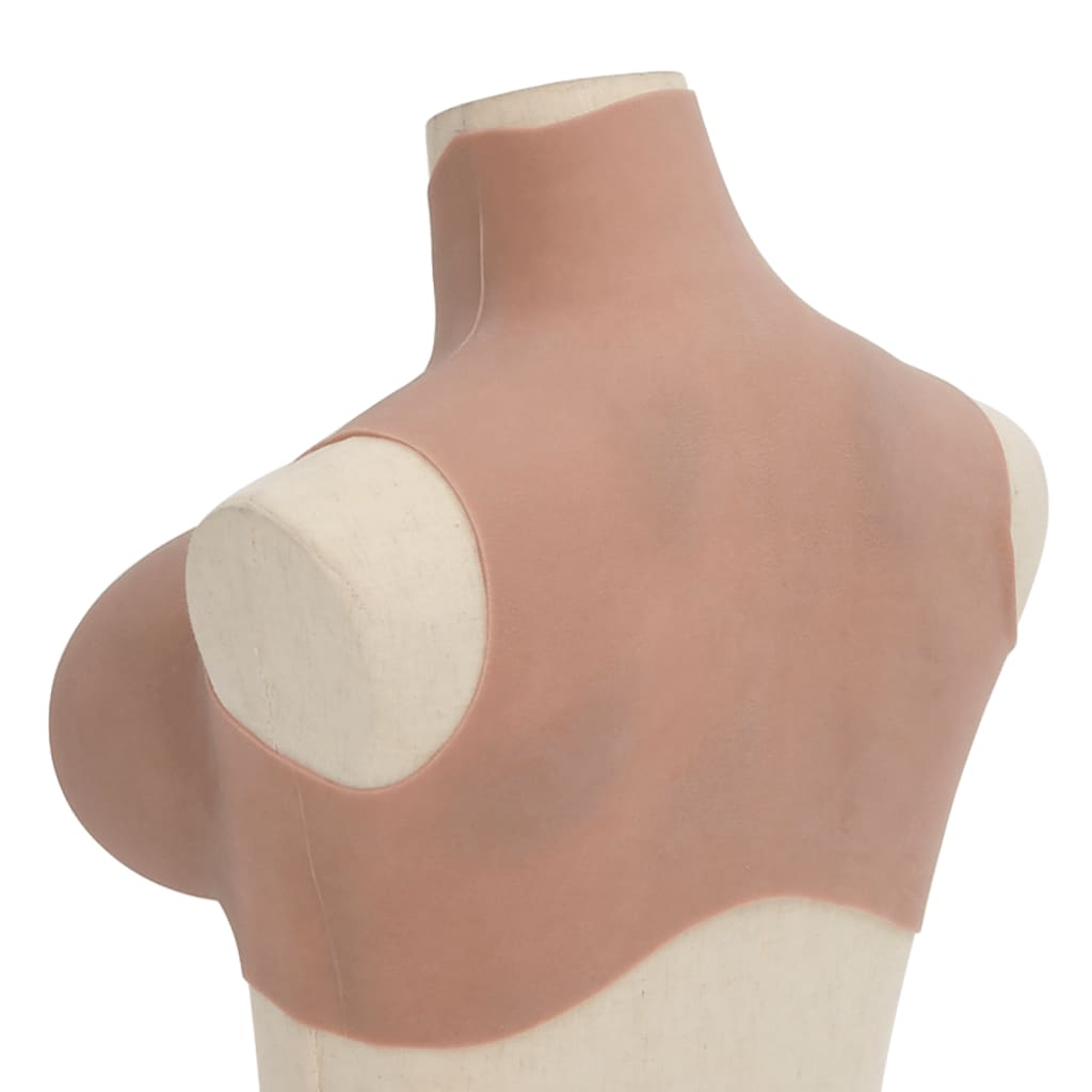 Napbarnított színű h kupa szilikon mellvért