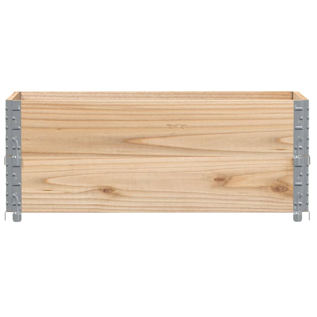 2 db tömör fenyőfa raklapmagasító 100 x 50 cm
