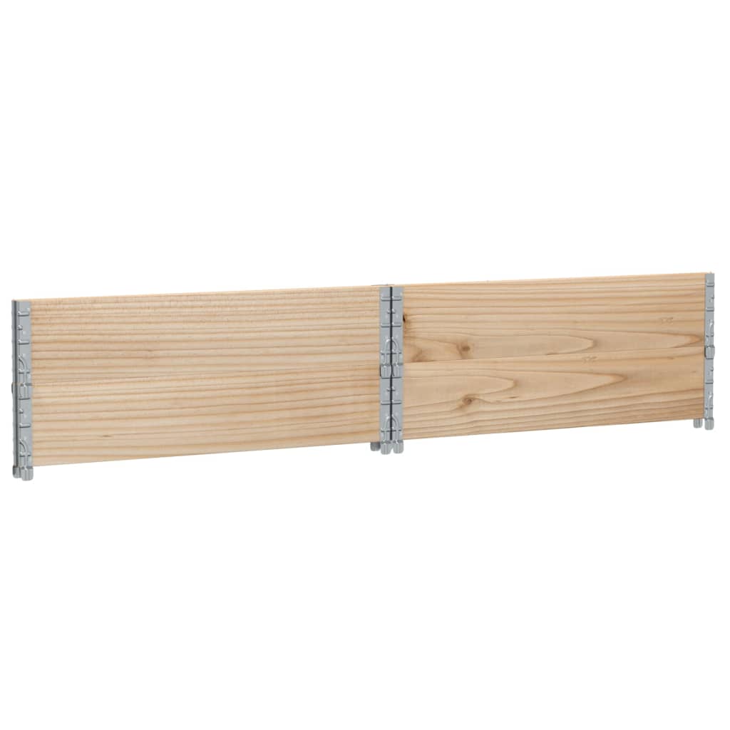 2 db tömör fenyőfa raklapmagasító 100 x 100 cm