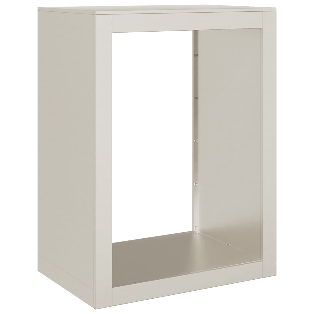 Corten acél tűzifatároló 60 x 40 x 80 cm