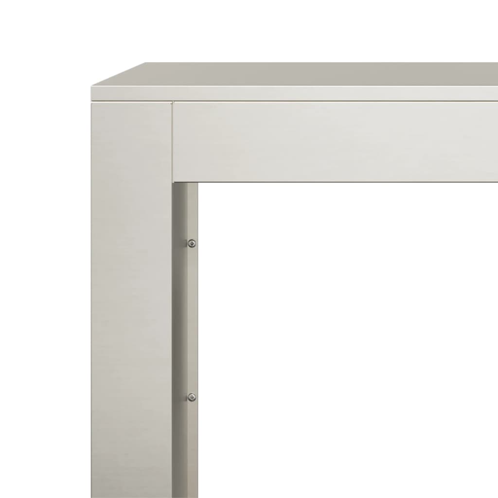 Corten acél tűzifatároló 60 x 40 x 80 cm