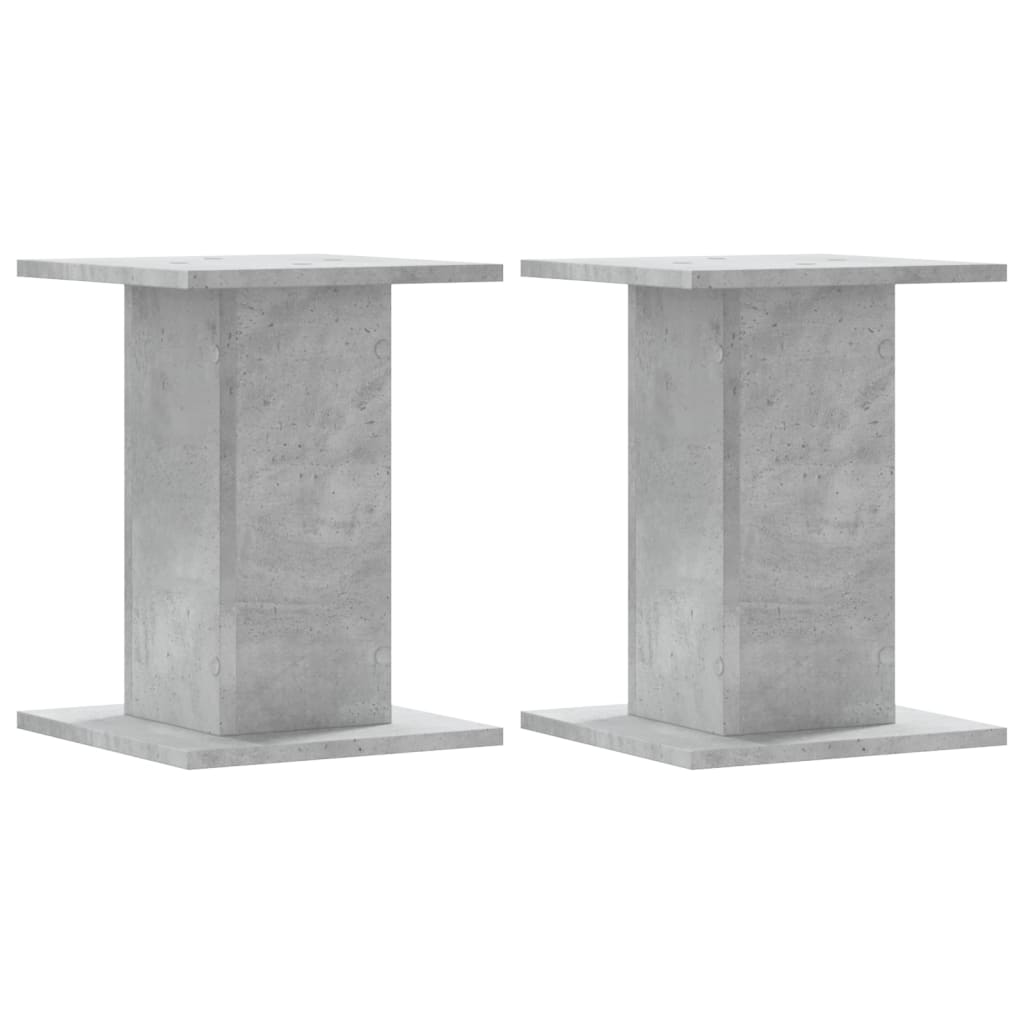 2 db betonszürke szerelt fa hangszóróállvány 30 x 30 x 40 cm 2 db betonszürke szerelt fa hangszóróállvány 30 x 30 x 40 cm