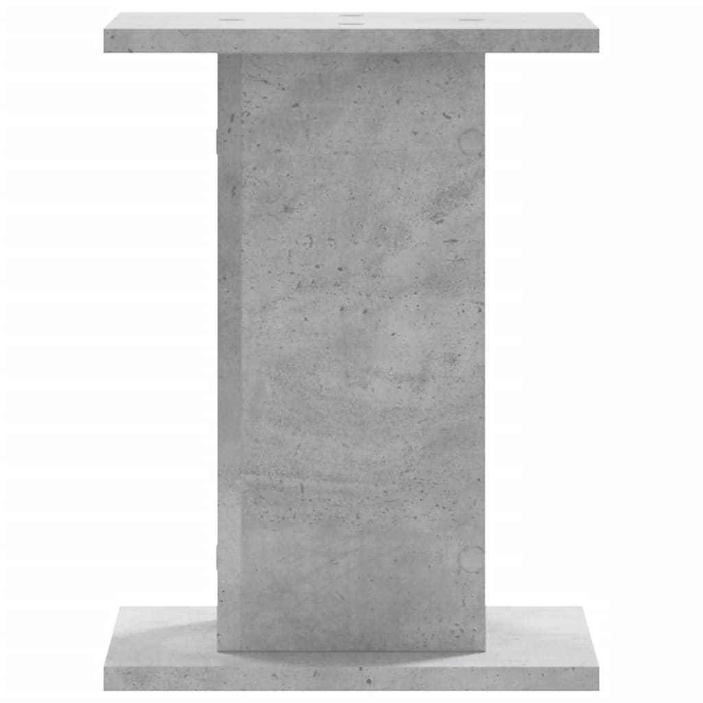 2 db betonszürke szerelt fa hangszóróállvány 30 x 30 x 40 cm 2 db betonszürke szerelt fa hangszóróállvány 30 x 30 x 40 cm