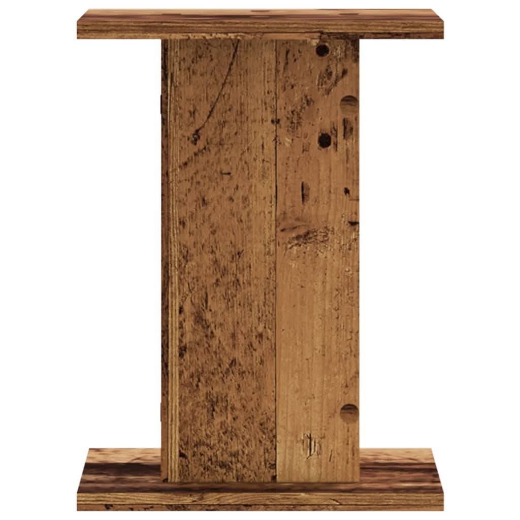 2 db antik fa színű szerelt fa hangszóróállvány 30 x 30 x 40 cm 2 db antik fa színű szerelt fa hangszóróállvány 30 x 30 x 40 cm