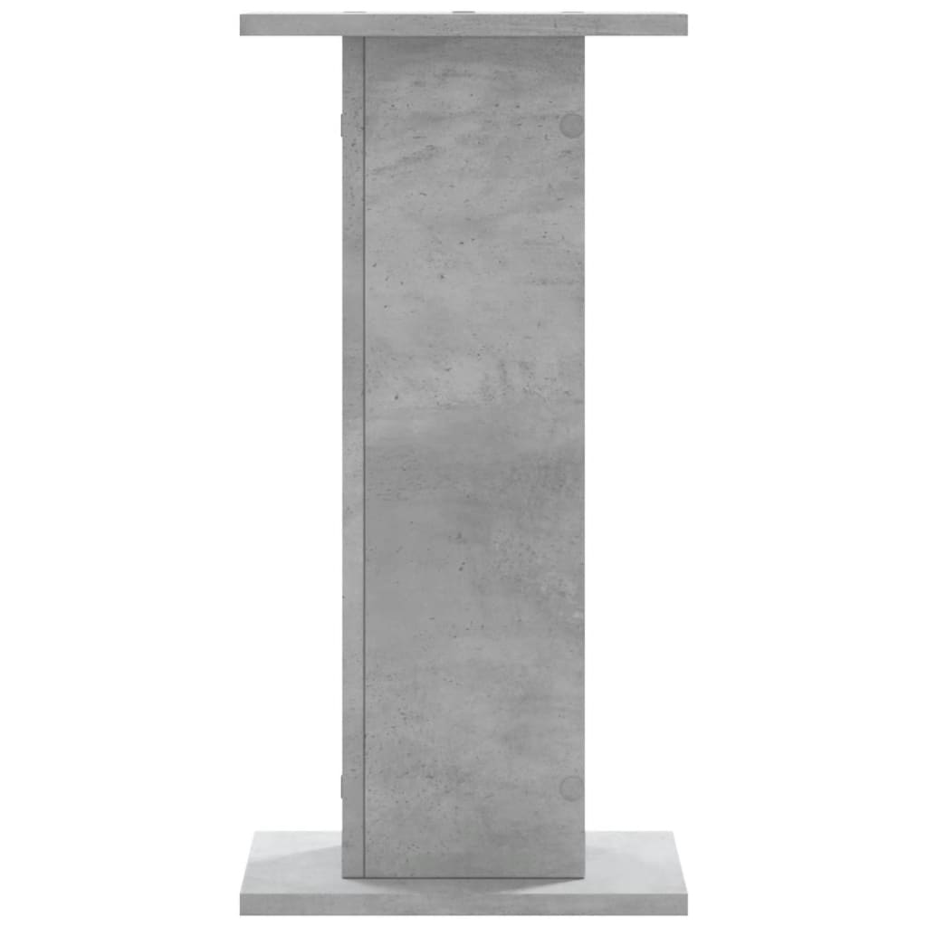 2 db betonszürke szerelt fa hangszóróállvány 30 x 30 x 60 cm 2 db betonszürke szerelt fa hangszóróállvány 30 x 30 x 60 cm