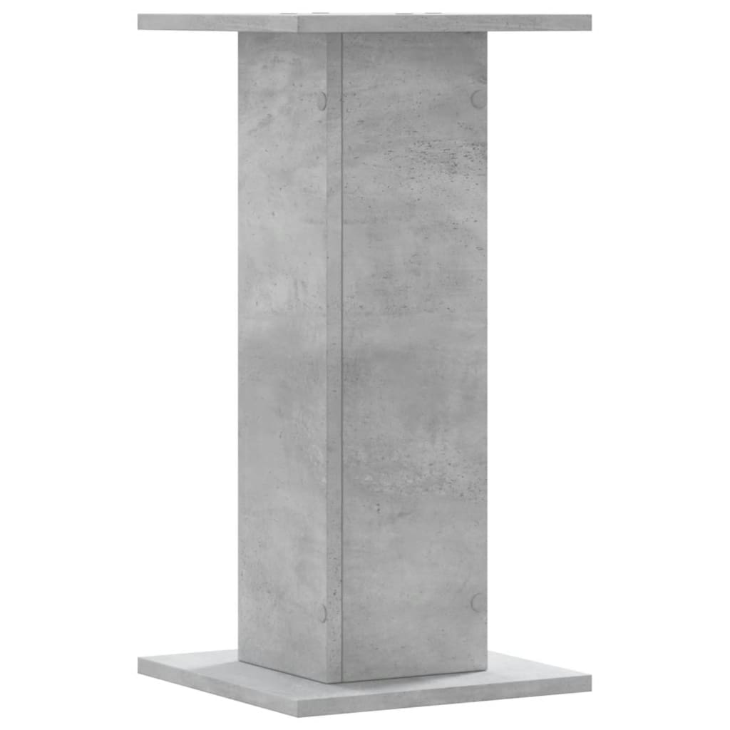 2 db betonszürke szerelt fa hangszóróállvány 30 x 30 x 60 cm 2 db betonszürke szerelt fa hangszóróállvány 30 x 30 x 60 cm
