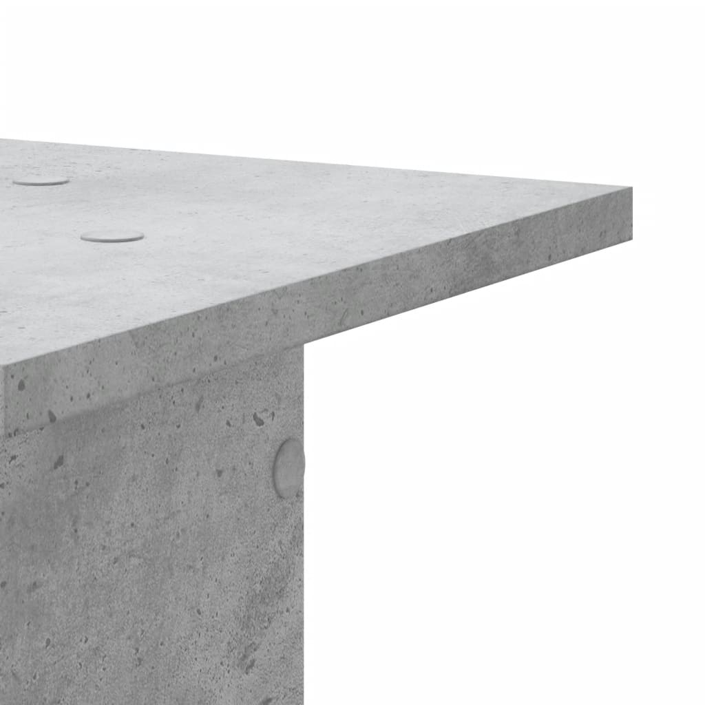 2 db betonszürke szerelt fa hangszóróállvány 30 x 30 x 60 cm 2 db betonszürke szerelt fa hangszóróállvány 30 x 30 x 60 cm