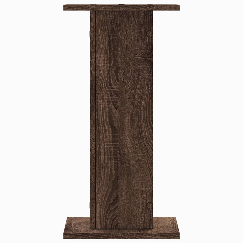 2 db barna tölgy színű szerelt fa hangszóróállvány 30x30x60 cm 2 db barna tölgy színű szerelt fa hangszóróállvány 30x30x60 cm