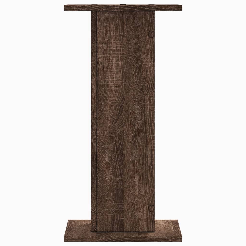 2 db barna tölgy színű szerelt fa hangszóróállvány 30x30x60 cm 2 db barna tölgy színű szerelt fa hangszóróállvány 30x30x60 cm