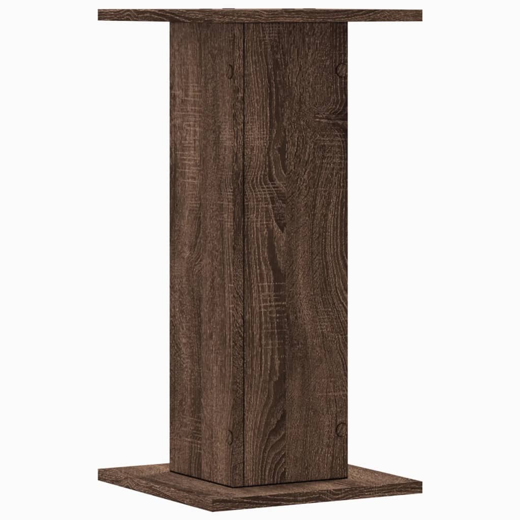 2 db barna tölgy színű szerelt fa hangszóróállvány 30x30x60 cm 2 db barna tölgy színű szerelt fa hangszóróállvány 30x30x60 cm
