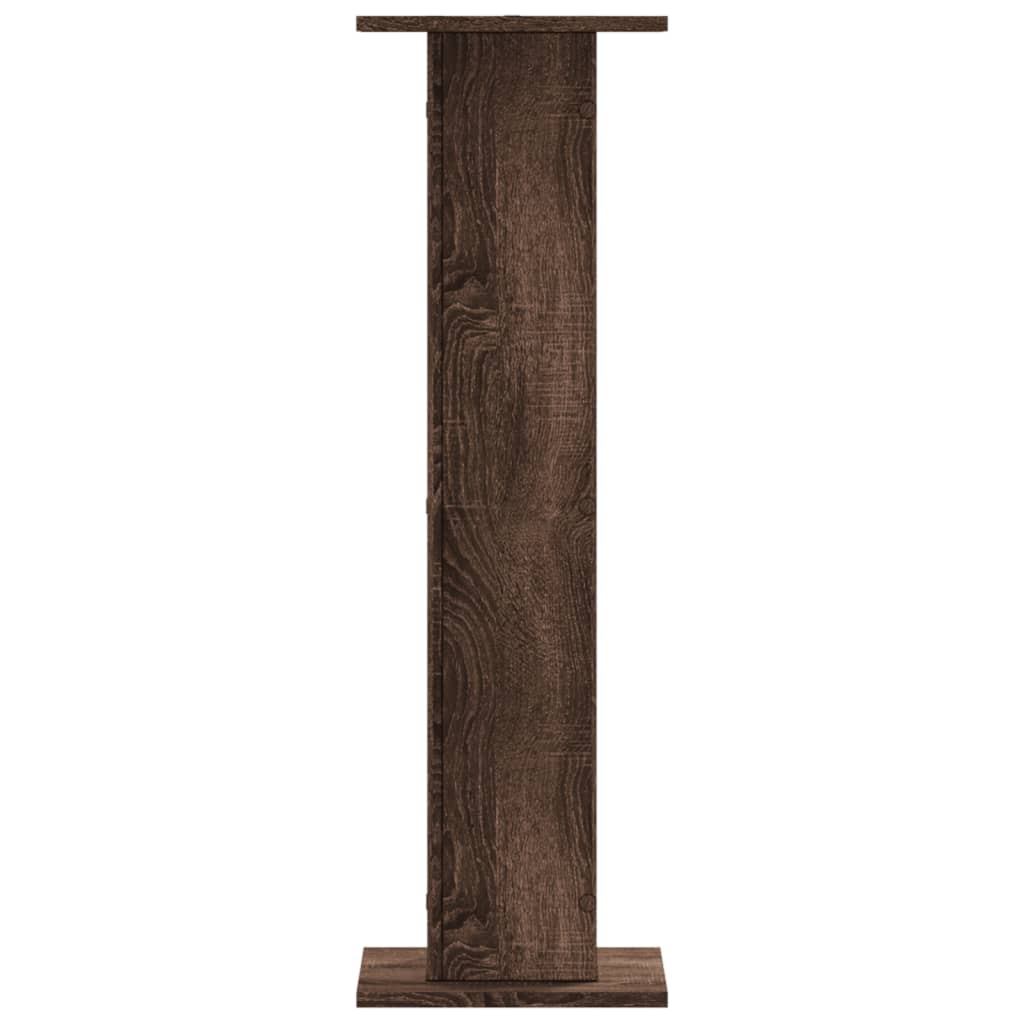 2 db barna tölgy színű szerelt fa hangszóróállvány 30x30x95 cm 2 db barna tölgy színű szerelt fa hangszóróállvány 30x30x95 cm