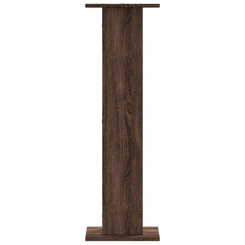 2 db barna tölgy színű szerelt fa hangszóróállvány 30x30x95 cm 2 db barna tölgy színű szerelt fa hangszóróállvány 30x30x95 cm