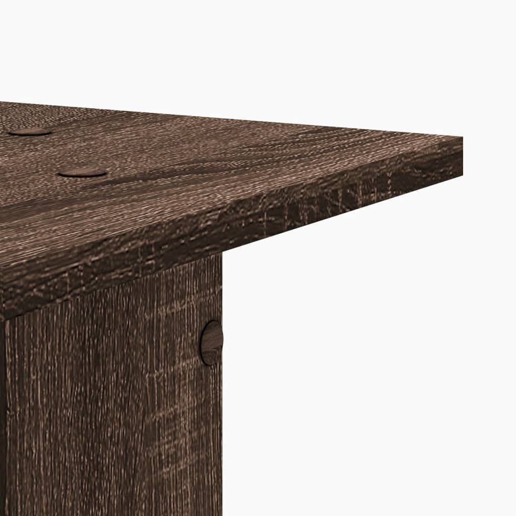 2 db barna tölgy színű szerelt fa hangszóróállvány 30x30x95 cm 2 db barna tölgy színű szerelt fa hangszóróállvány 30x30x95 cm