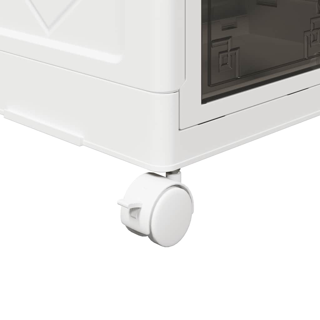 Egymásra rakható tárolódoboz kerekekkel 4 szintes 28 l