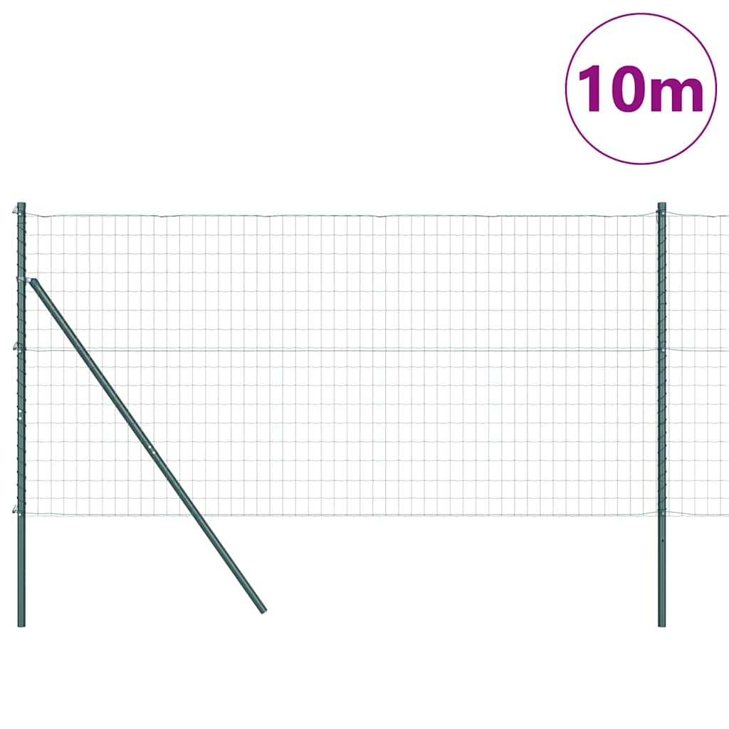 Talajra rögzíthető hegesztett drótkerítés 10 x 1 m (sz x m)