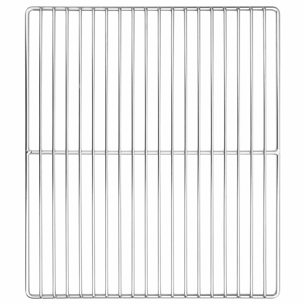 Grill rács ezüst 40 x 35 cm rozsdamentes acél