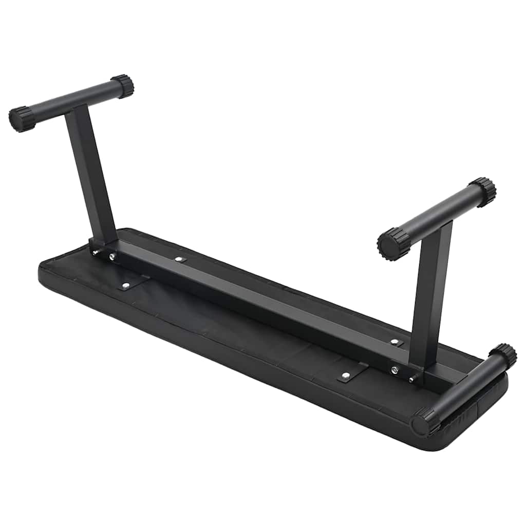 Súlypad fekete 108 x 27 x 41 cm porszórt acél