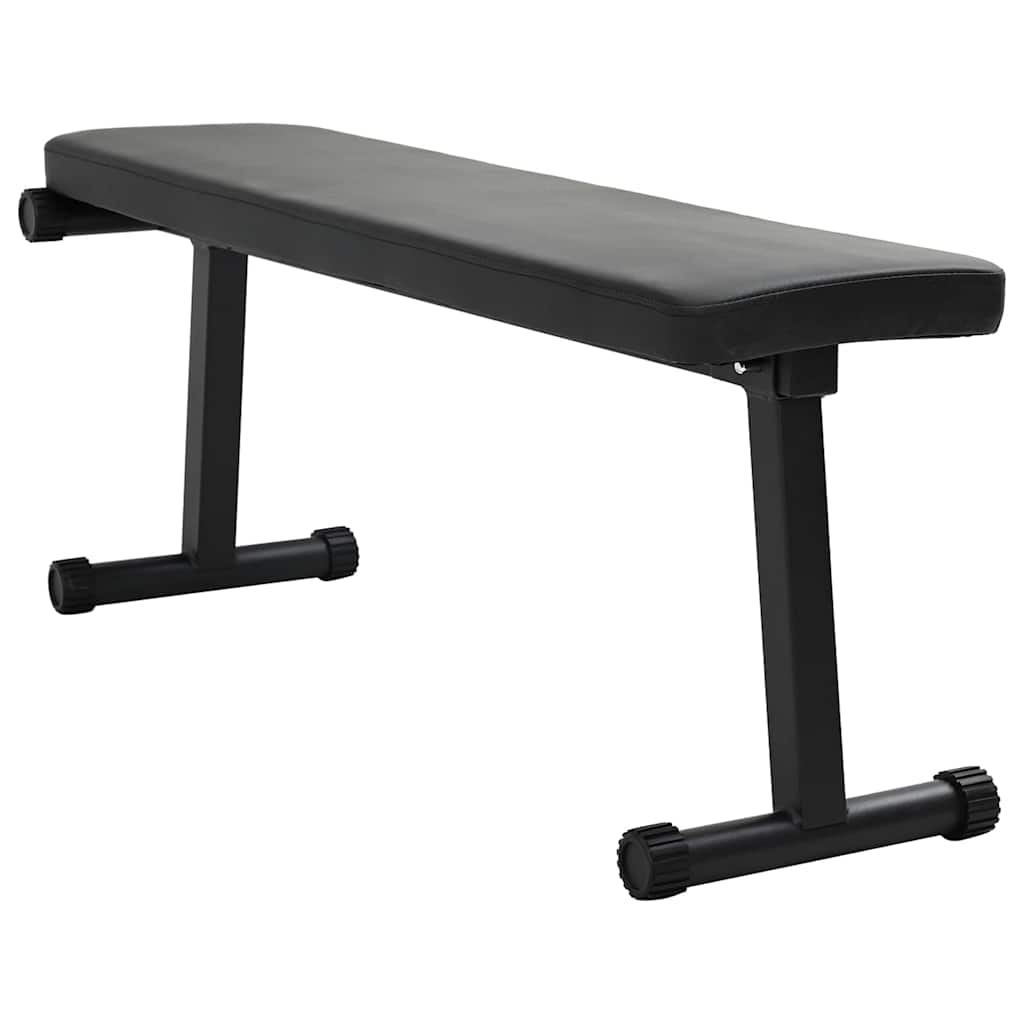 Súlypad fekete 108 x 27 x 41 cm porszórt acél