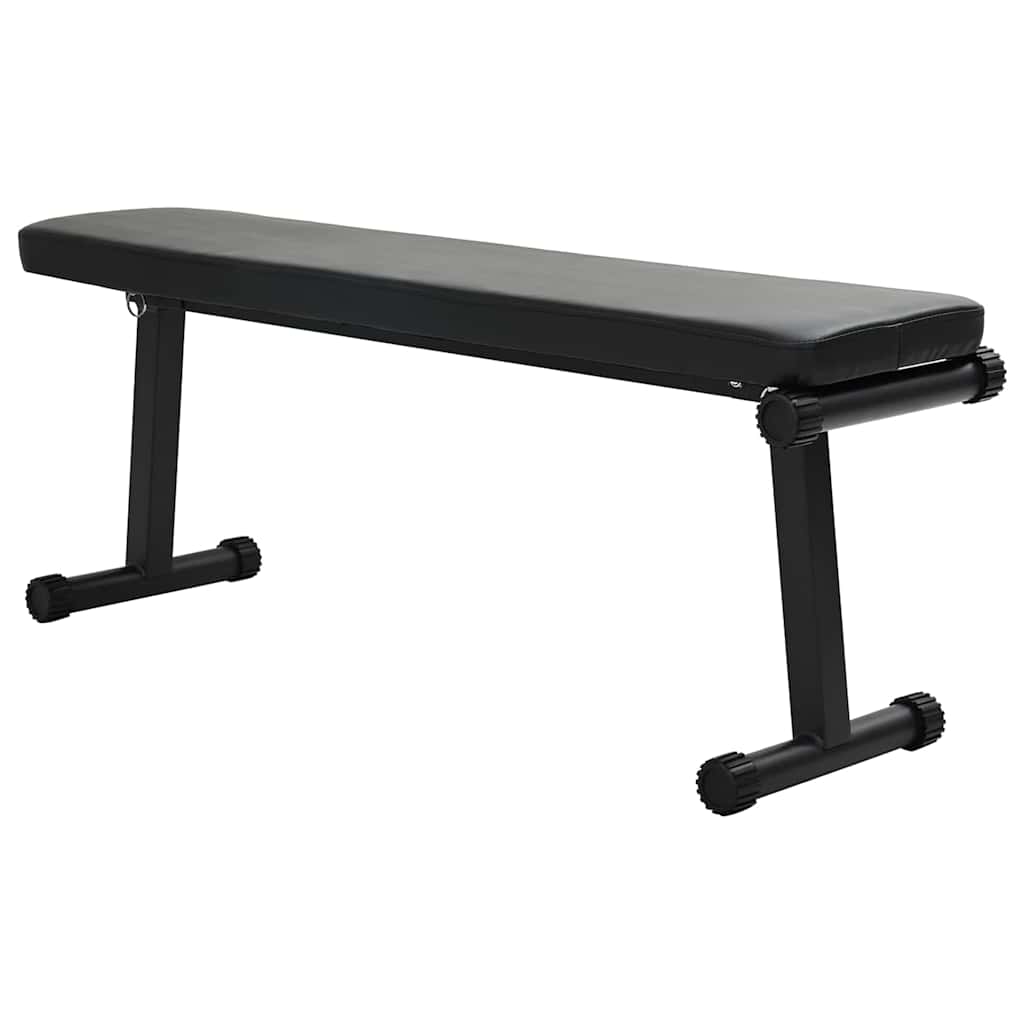 Súlypad fekete 108 x 27 x 41 cm porszórt acél