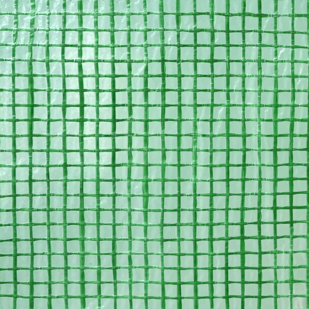 Melegház tetővel zöld 200 x 200 x 300 cm acél