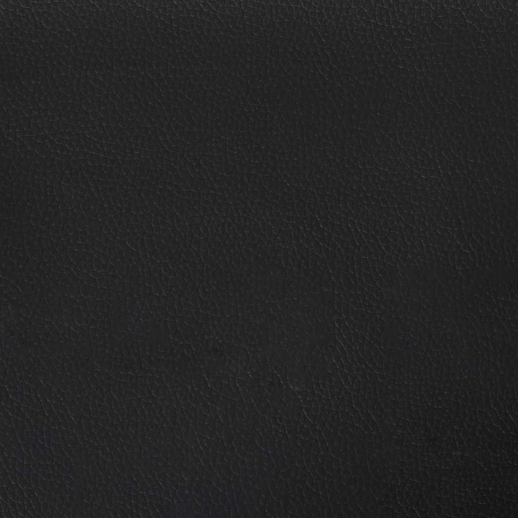 Sampon szék fekete és fehér 136 x 60 x 92 cm pvc