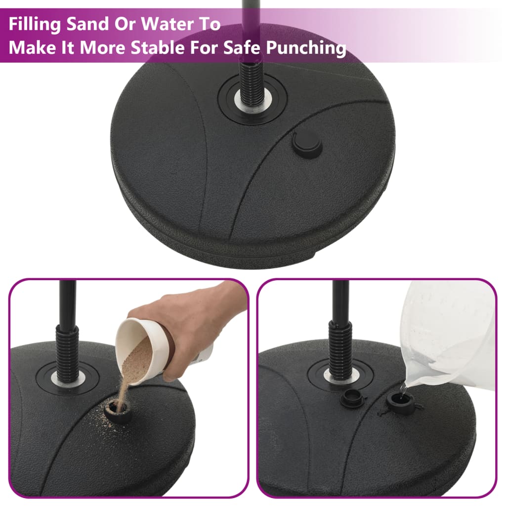 Bokszlabdaszett kesztyűvel pumpával állítható magasság 81-122cm