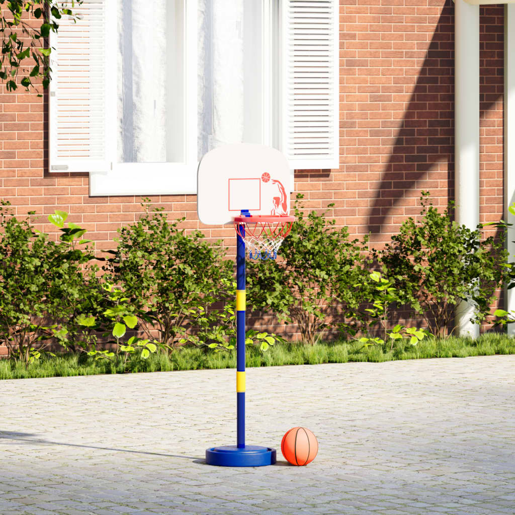 Kosárlabda állvány labdával és pumpával állítható 90/121 cm Kosárlabda állvány labdával és pumpával állítható 90/121 cm