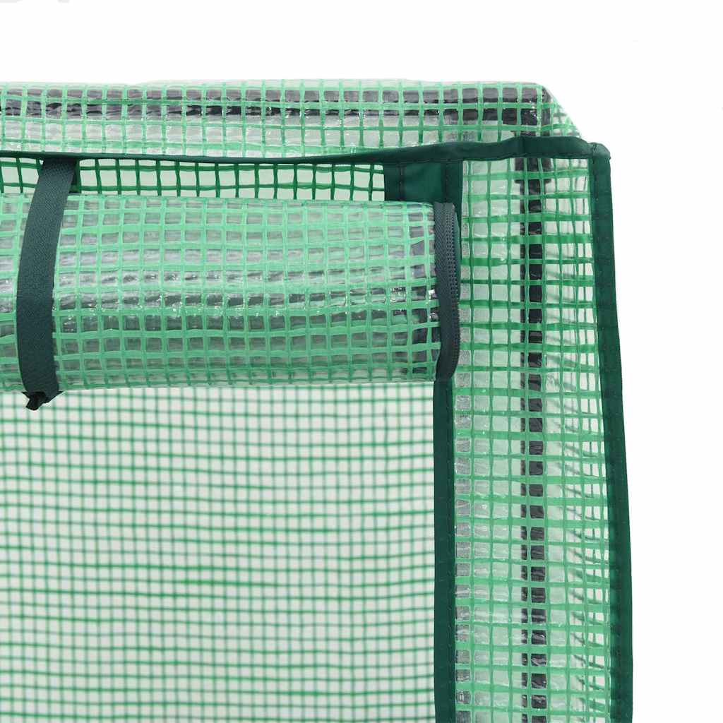 Rattan hatású magaságyás üvegháztakaróval 160 x 40 x 123 cm