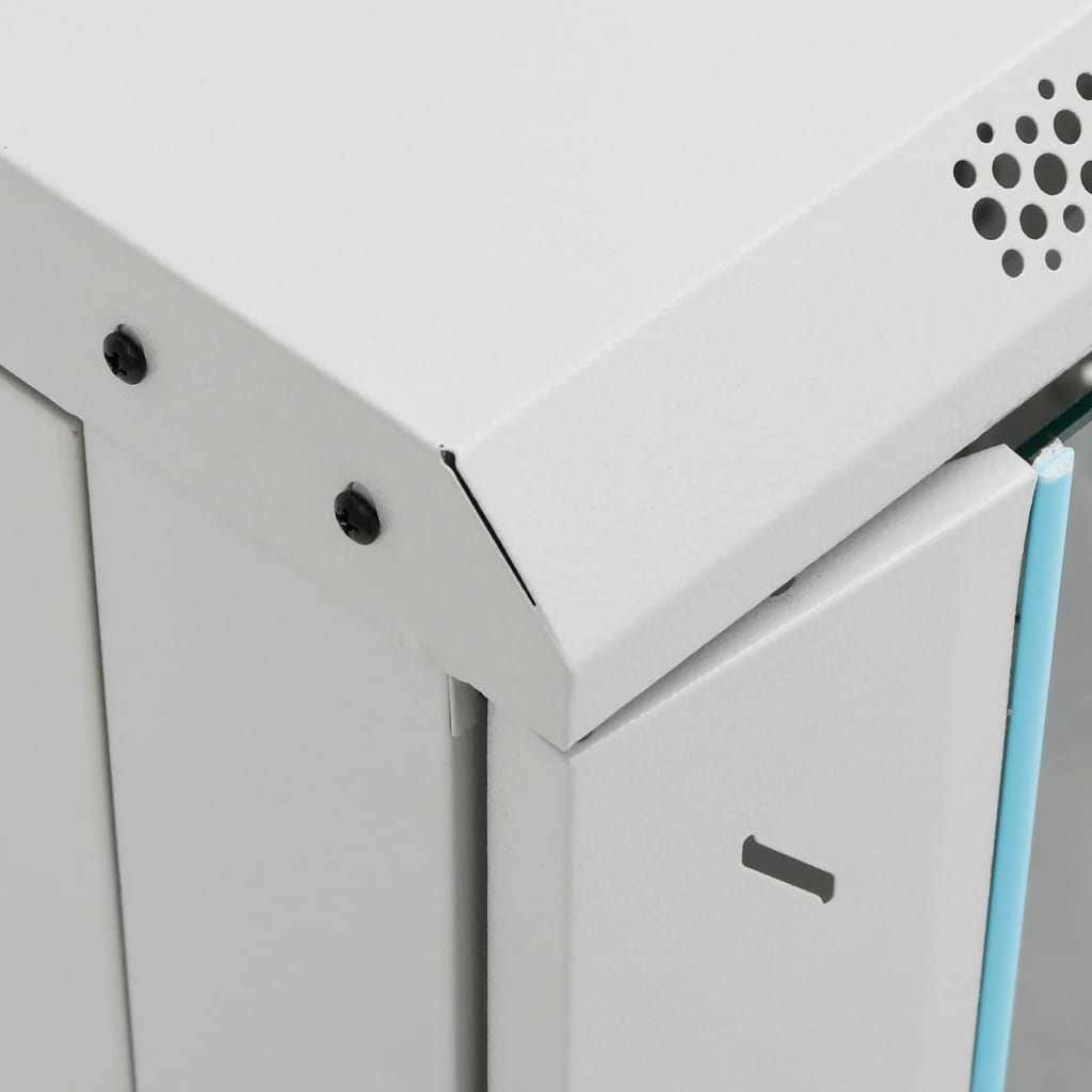 Szürke 18u hálózati szekrény 19