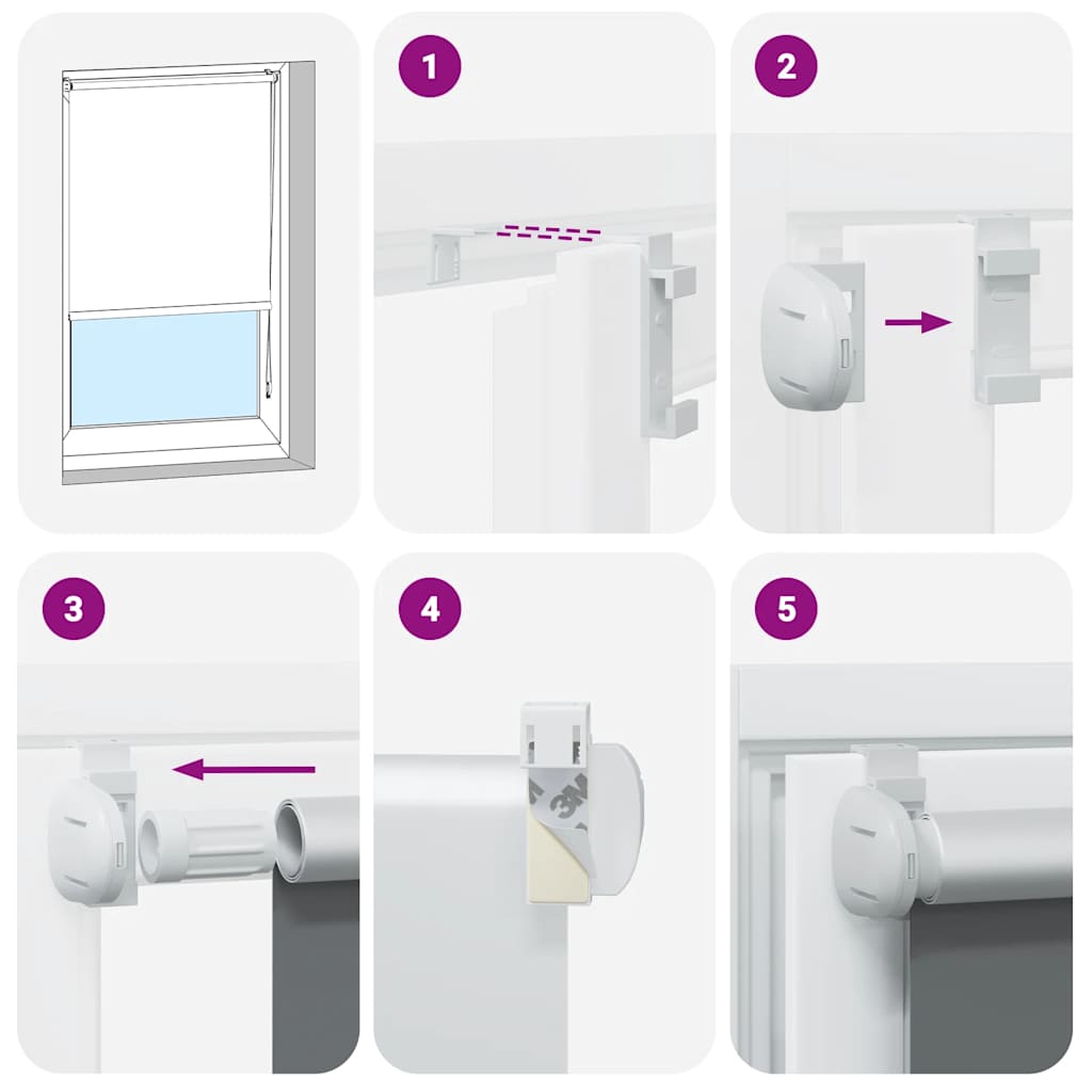 Redőny blackout 110x230 cm szövetszélesség 105,7 cm poliészter