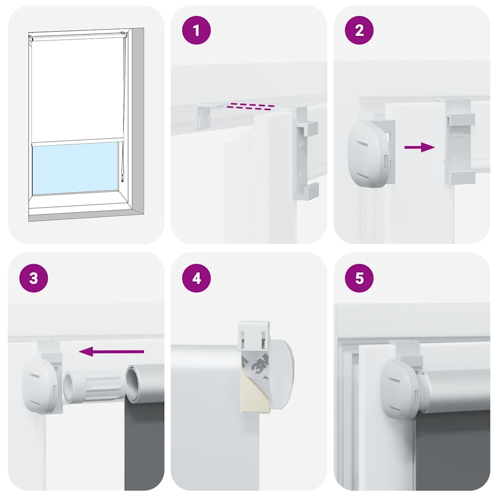 Redőny blackout 55x175 cm szövetszélesség 50,7 cm poliészter