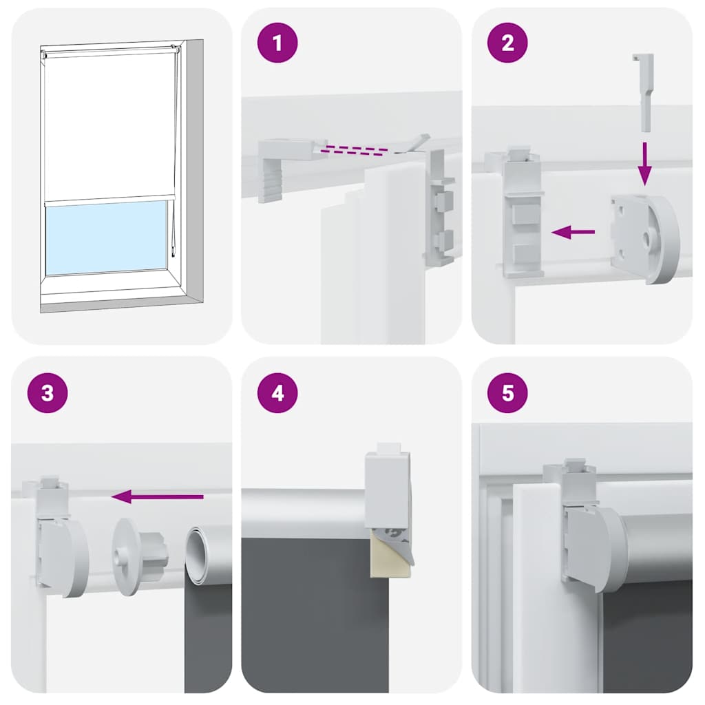 Redőny blackout 120x130 cm szövetszélesség 116,6 cm poliészter