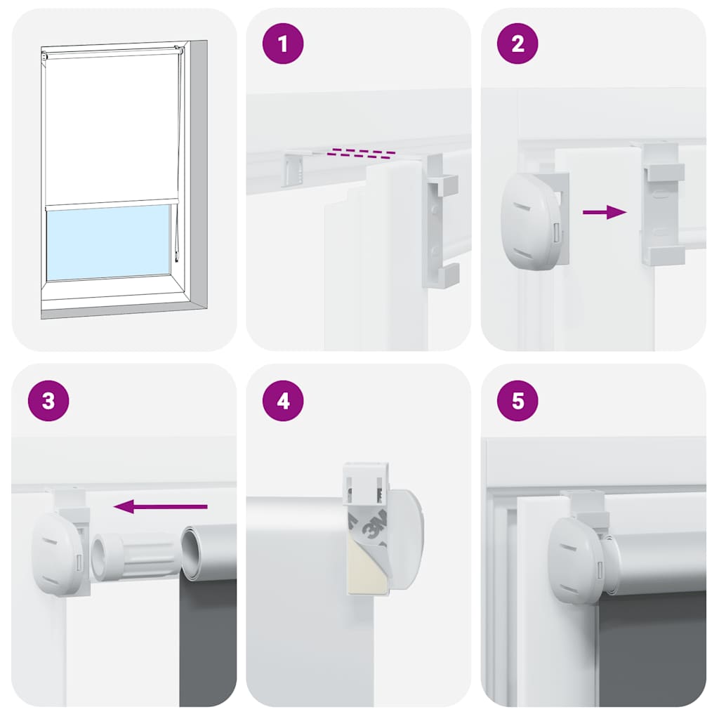 Redőny blackout 75x150 cm szövetszélesség 70,7 cm poliészter
