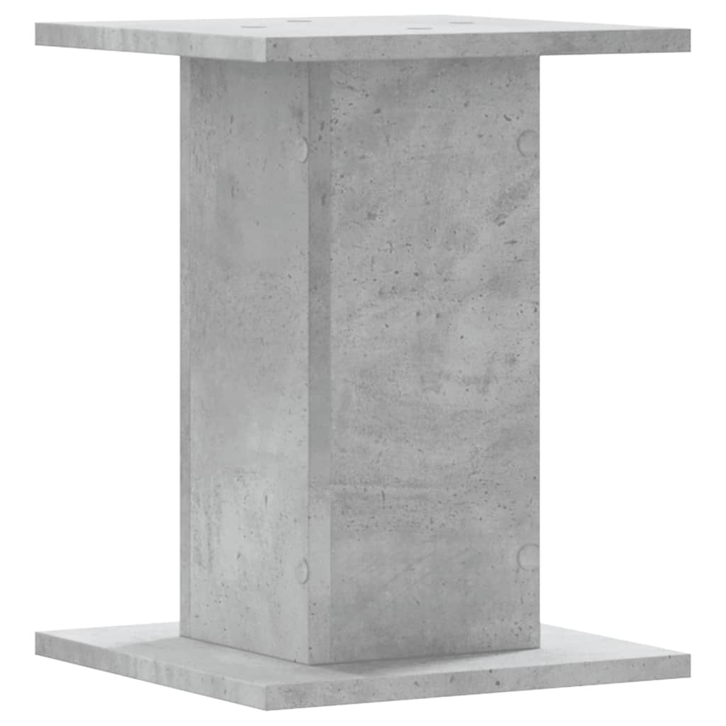2 db betonszürke szerelt fa növénytartó állvány 30 x 30 x 40 cm