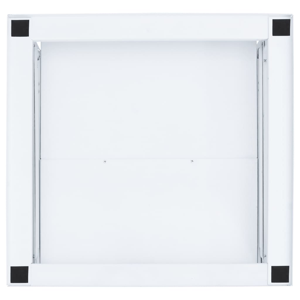 Fehér mosógéptartó állvány kihúzható polccal