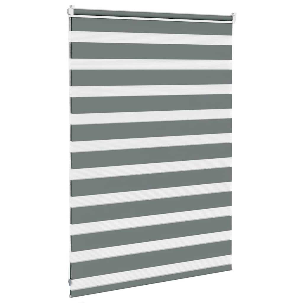 Zebrafüggönnyel sötét szürke szövetszélesség 110,9cm poliészter