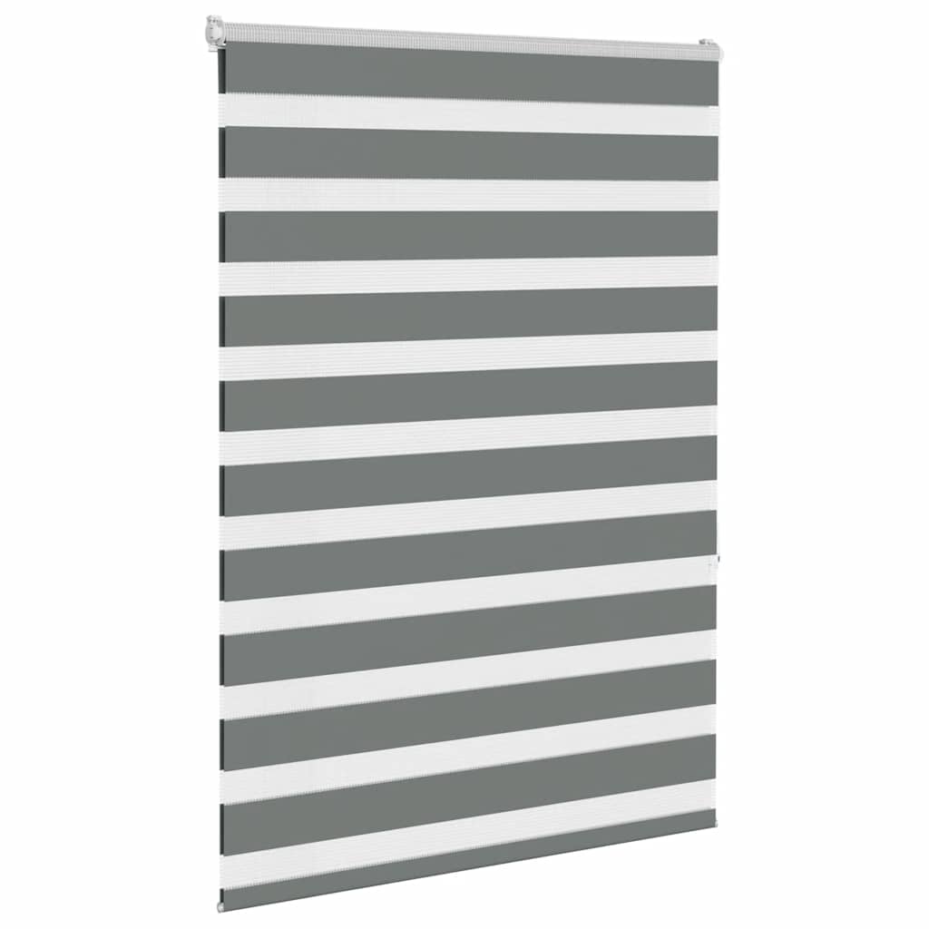 Zebrafüggönnyel sötét szürke szövetszélesség 100,9cm poliészter